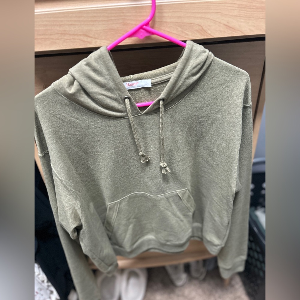 Hanes Sage Green Women's Hoodie